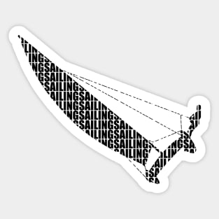 Catamaran sailing Sticker